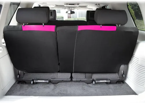 Miniatura 60 de FH Group Juego de fundas de tela para asiento delantero de automóvil para asientos de cubo, ajuste universal, compatible con bolsa de aire, fundas