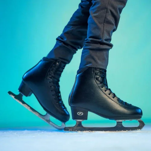 Miniatura 2 de Riedell Topaz - Patines de hielo para adultos para mujeres y hombres, de apoyo, cómodos, absorben la humedad, patines de hielo para adultos con hoja