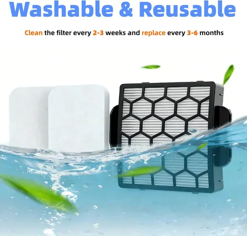Miniatura 6 de Filtro de repuesto compatible con Shark Rocket Pro Cordless Stick ZU100 ZU102