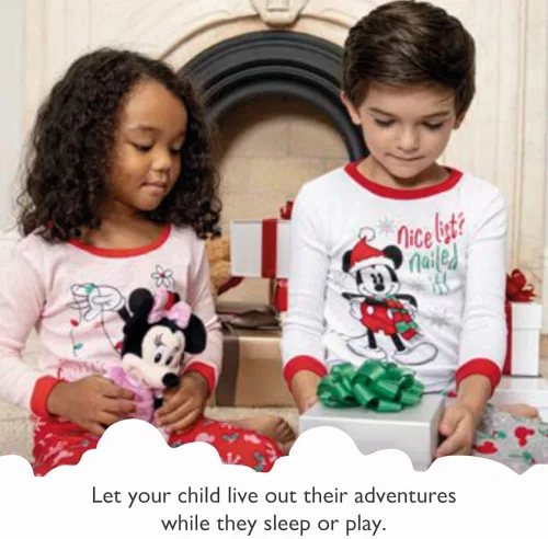 Miniatura 2 de Disney Boys' Mickey Mouse Monsters, Inc. The Nightmare Before Christmas 2-Piece Snug-fit Cotton Pajamas Set
