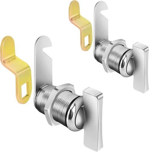 Miniatura 12 de Cerradura de Leva Excéntrica Operada con el Pulgar, Cerraduras de Almacenamiento para RV de 1-3/8", 5 Piezas de Cerraduras para Gabinete, 5 Piezas