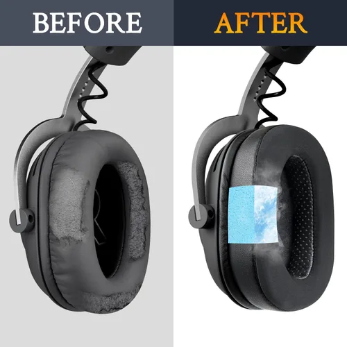 Miniatura 5 de SOULWIT Almohadillas de refrigeración para Logitech G Pro, GProX, GPro X 2, G Prox SE, almohadillas para los oídos con espuma de aislamiento