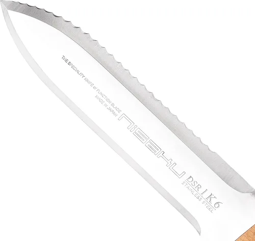 Miniatura 4 de Nisaku NJP651 Cuchillo Hori para Desbrozar y Excavar - Edición Endurecido HRC58, Auténtico Tomita (Est. 1960) Acero Inoxidable Japonés, Cuchilla
