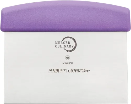 Miniatura 13 de Mercer Culinary Millennia Esparcidor de borde liso, hoja de 3.5 pulgadas, mango morado Púrpura