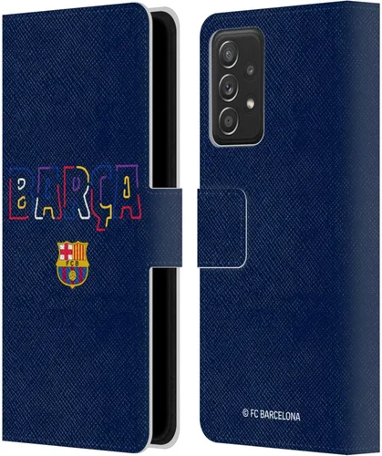 Miniatura 147 de Head Case Designs Funda de piel con licencia oficial del FC Barcelona Barca Crest Graphics para Samsung Galaxy A06 4G