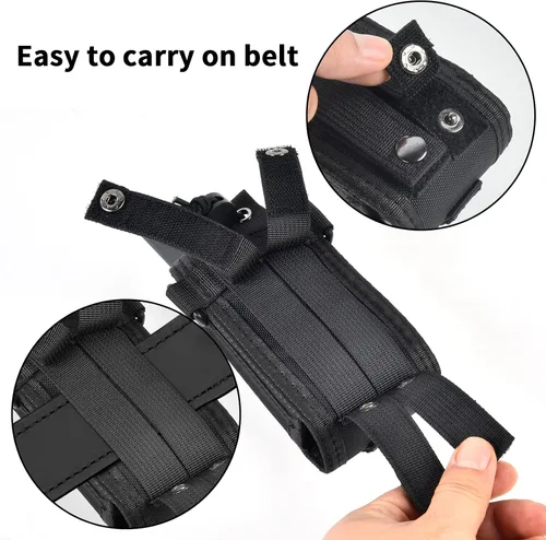 Miniatura 4 de ANKHOH Funda Holster para Radio Compatible con GXT1000VP4 Radio Bidireccional GMRS de 50 Canales, Estuche para Walkie Talkie de Largo Alcance