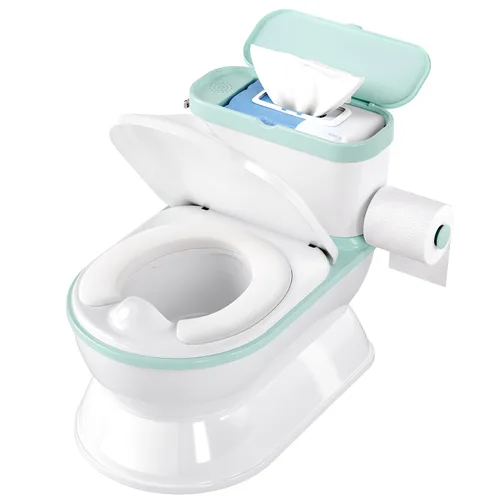 Miniatura 8 de CheerTry Inodoro de Entrenamiento para Niños Pequeños 2 en 1 - Silla de Baño Más Grande y Asiento de Entrenamiento Desmontable para Niños y Niñas