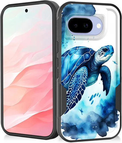 Miniatura 71 de Funda para Pixel 7a, resistente de doble capa híbrida de policarbonato duro de goma suave a prueba de golpes para Google Pixel 7A 6.1 pulgadas