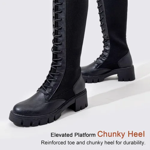 Miniatura 8 de Vepose Botines con estilo de combate, a la moda, para mujer