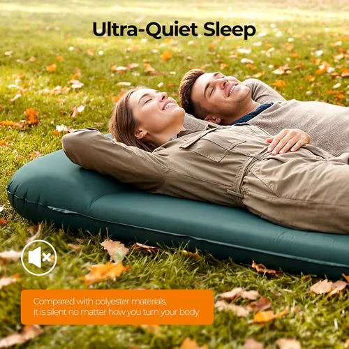 Miniatura 7 de OGERY Almohadilla de dormir autoinflable con bomba eléctrica, almohadilla de espuma viscoelástica ultra gruesa de 3.15 pulgadas, almohadilla