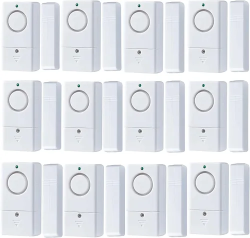 Miniatura 10 de Sensor de alarma de puerta, alarma para puertas al abrir, alarma de puerta de ventana de 120 DB, alarmas de puerta para seguridad de los niños