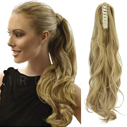 Miniatura 9 de Fut - Extensiones de pelo largo y lacio con broche, cola de caballo para mujer (21 pulgadas)
