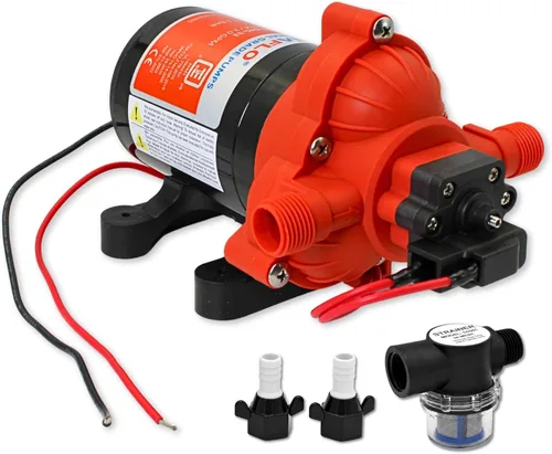 Miniatura 16 de SEAFLO bomba de agua de diafragma de alta presión, 12V, 5.5 GPM, 60 PSI