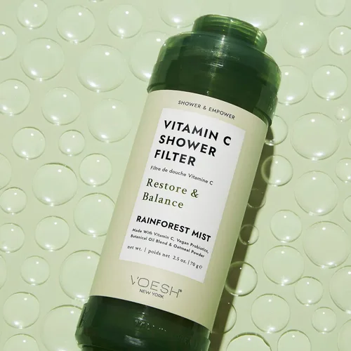 Miniatura 4 de VOESH Filtro de ducha con vitamina C, niebla de selva tropical, aromaterapia de ducha, purificador de agua, suavizante de agua, probióticos veganos
