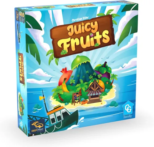 Miniatura 4 de Capstone Games: Juicy Fruits, juego de mesa de estrategia, juego rápido y fácil, cultiva deliciosas frutas en el paraíso de 1 a 4 jugadores, tiempo