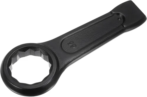 Miniatura 12 de uxcell Llave tipo anillo de extremo de caja de 0.866 in, herramienta de mano de llave de cabeza única de acero de alta resistencia