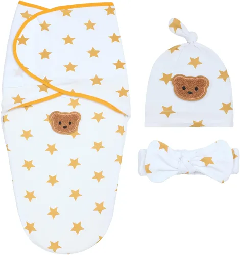 Miniatura 16 de Saco de dormir de algodón orgánico para bebés de 0 a 3 meses, suave, transpirable, hipoalergénica, para recién nacidos, unisex, para niños y niñas