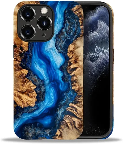 Miniatura 19 de DAIZAG Funda compatible con iPhone 11, hermoso color arena, patrón completo, carcasa rígida híbrida de plástico TPU + funda de protección