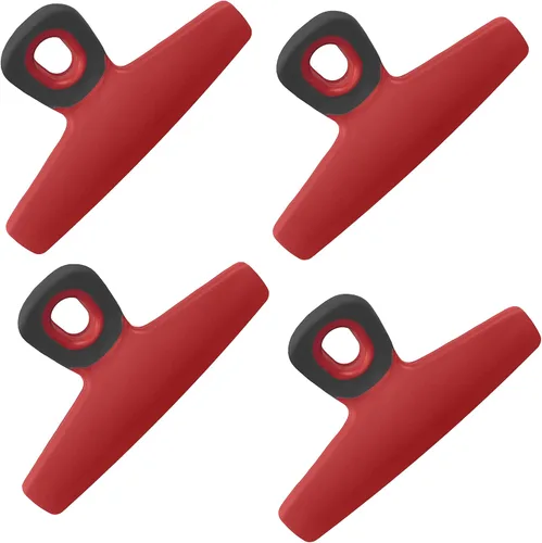 Miniatura 11 de COOK WITH COLOR Clips para alimentos – Clips anchos y resistentes, clips grandes para bolsas para almacenamiento de alimentos con agarre hermético