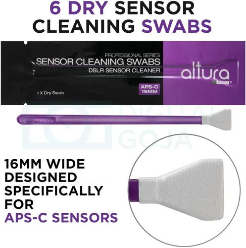 Miniatura 4 de Altura Photo Kit profesional de limpieza de cámara para cámaras DSLR APS-C y sin espejo, limpiador de lentes y sensores, incluye funda, aerosol