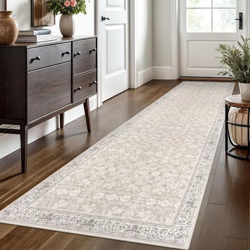 Miniatura 138 de SIILOOM Alfombra antideslizante de pasillo moderna de 2 x 5, súper suave, para pasillos, decoración para cocina, alfombras para pasillos sin 2-Verde