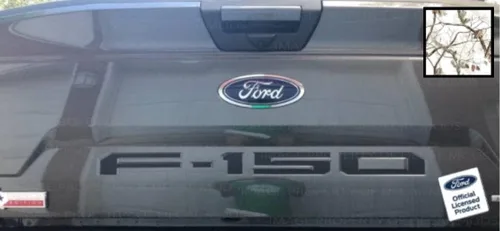 Miniatura 2 de 2018-2020 F150 Calcomanías de Inserción para Portón Trasero Letras Incrustaciones Hendiduras Adhesivos (Delgadas) para Ford F150 (2018-2020)