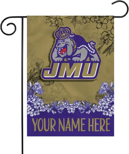 Miniatura 40 de Rico Industries Bandera de jardín personalizada estándar/primaria de la NCAA Louisiana Tech Bulldogs - 01
