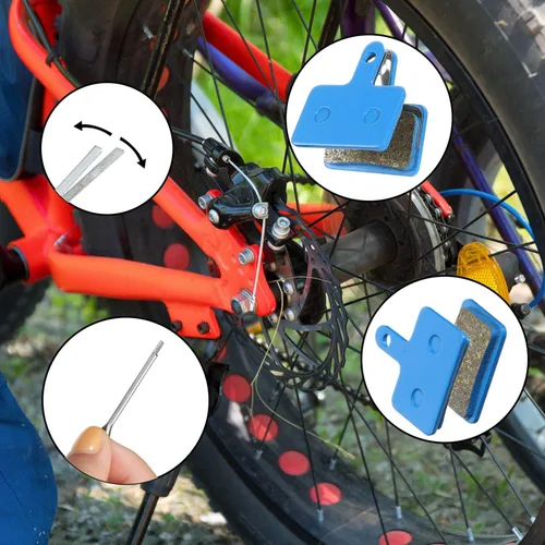 Miniatura 5 de Zonon 4 pares de pastillas de freno de bicicleta competibles con TRP Tektro Shimano Deore Br frenos de disco de bicicleta de montaña de alto