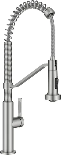 Miniatura 30 de Kraus Oletto KSF-2830BB - Pulverizador desplegable de una sola manija para grifos de cocina con sensor sin contacto en latón cepillado Bronce
