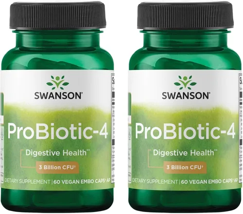Miniatura 2 de Swanson Probiótico-4 3 mil millones de CFU 60 cápsulas vegetales