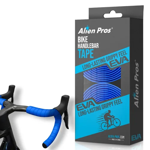 Miniatura 7 de ALIEN PROS Cinta de manubrio de bicicleta EVA (juego de 2) verde Bianchi - Mejora el agarre de tu bicicleta con esta cinta para manillar
