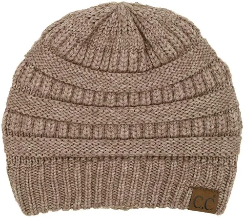 Miniatura 557 de C.C Trendy Warm Chunky Soft Stretch Cable Knit Beanie