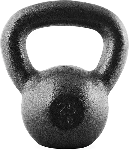 Miniatura 19 de WF Athletic Supply Hammerstone - Pesas rusas de hierro fundido pintadas, equipo de hogar y gimnasio, ideal para entrenamiento de fuerza, O. 80lb
