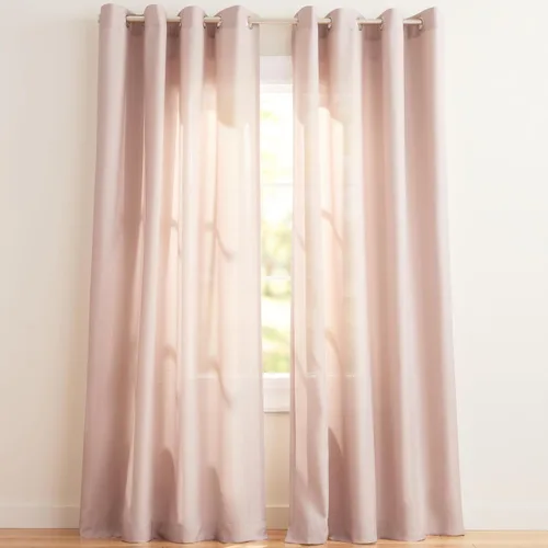 Miniatura 15 de Exclusive Home Loha - Par de paneles de cortinas de lino con ojales, 54 x 63 pulgadas, color beige