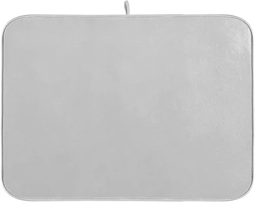 Miniatura 21 de Tapete de secado de platos grande de terracota Xl para platos, accesorios de cocina, mostrador de microfibra, escurridor de platos, resistente al
