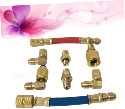 Miniatura 9 de Kit de conector de acoplador para coche r aire acondicionado adaptador manguera de alta gama acondicionado Conversión colector