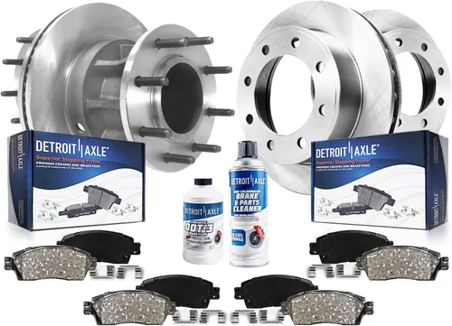 Miniatura 32 de Detroit Axle - Kit de freno para Ford 2022-2023 Maverick Rotores de freno de disco de cerámica con repuesto de hardware: rotores delanteros de 12.80