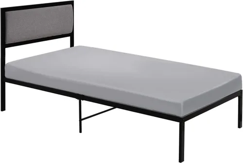 Miniatura 6 de Sábanas de cuna de 30" x 80", sábana ajustada de tamaño de cuna con cama estrecha/litera de campamento/camas para invitados/camping/remolques de Gris