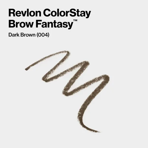 Miniatura 3 de Revlon ColorStay Brow Fantasy, lápiz de polvo para cejas todo en uno con gel transparente moldeador, gel infundido con pantenol, a prueba de Marrón