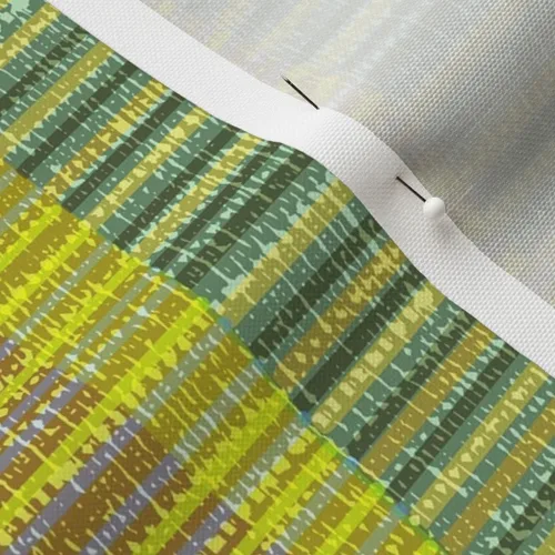 Miniatura 5 de Spoonflower Tela – Mid Century Modern Olive Green Aqua Retro 1960S Atómica Era 1950S Impreso en tela de lona reciclada Fat Quarter – Tapicería
