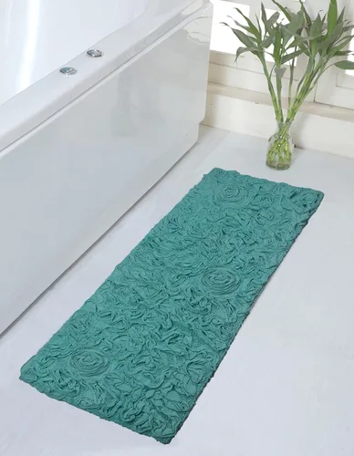 Miniatura 67 de Home Weavers Bell Flower Collection - Tapetes de baño copetudos 100 % algodón, extrasuaves y absorbentes, antideslizantes, lavables a máquina, lino