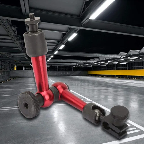 Miniatura 5 de Soporte de base universal, soporte de base de metal magnético universal ajustable para indicador de prueba de marcado digital, herramienta