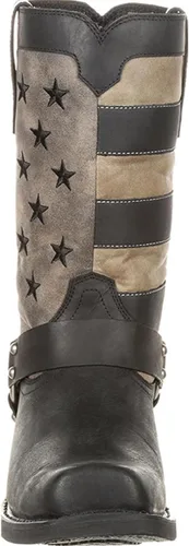 Miniatura 3 de Durango Bota con arnés de bandera negra desteñida, Negro