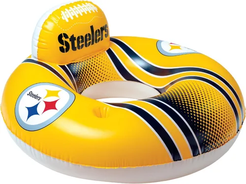 Miniatura 8 de BigMouth 42” Inflatable Pool Floats Officially Licensed NFL Fan Gear Merchandise Back Support Inner Tube for Adults and Teens