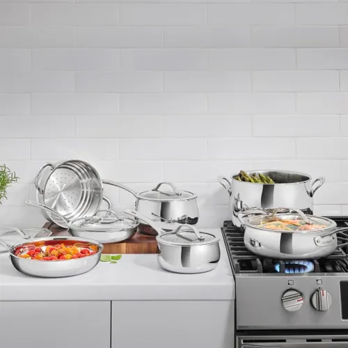 Miniatura 2 de Cuisinart Juego de utensilios de cocina de acero inoxidable de triple capa PureClad™ de 12 piezas, PCT-12