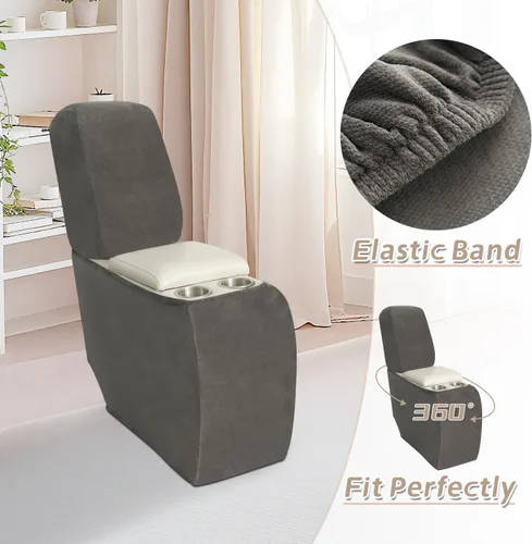 Miniatura 505 de Arfntevss Fundas de sofá seccional reclinable de terciopelo, Funda de sofá seccional de esquina para sofá reclinable, Funda elástica suave