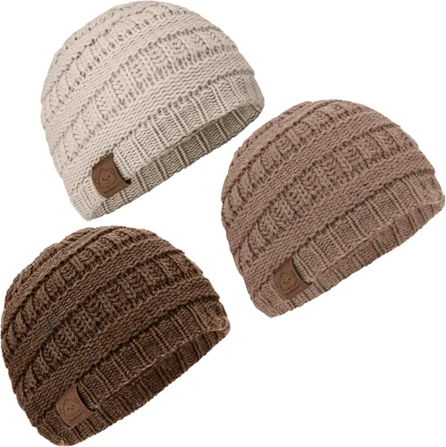 Miniatura 151 de KeaBabies 3-Pack Baby Beanies for Boys, Girls - Stretchy Knit Baby Hats, Cute Newborn