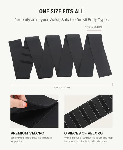Miniatura 5 de FeelinGirl Entrenador de cintura para mujer, vendaje de agarre para abdomen, talla grande, reductor de cintura para gimnasio
