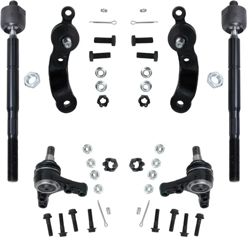 Miniatura 221 de Detroit Axle – Kit de suspensión delantera para Hyundai 2013-2018 Santa Fe 2 enlaces de barra de estabilizador 4 varillas de amarre interiores