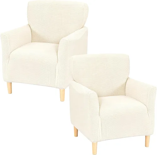 Miniatura 23 de Fundas estampadas para sillón de banquete fundas suaves para sillón de 1 pieza, fundas elásticas para silla de sala de estar, funda antideslizante